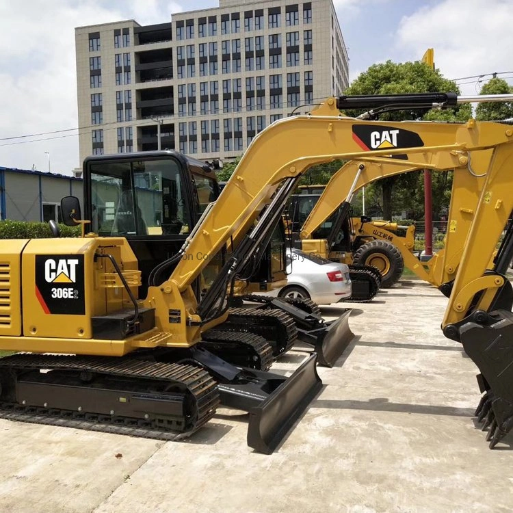 Used Cat 306e2 Used Excavator Caterpillar 306 for Sale with Rubber Track and Rotary Quick Connection