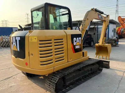 Продажа бывшего в употреблении экскаватора Cat 306e2 Caterpillar 306 с резиновой гусеницей и поворотным быстроразъемным соединением